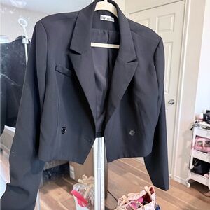 Luvamia Women's Classic Black Blazer